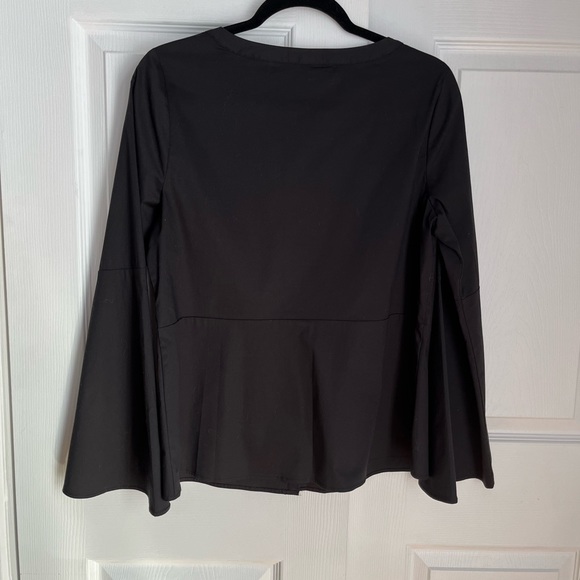 ROUND NECK BUTTON DOWN BY HALSTON - Picture 6 of 10